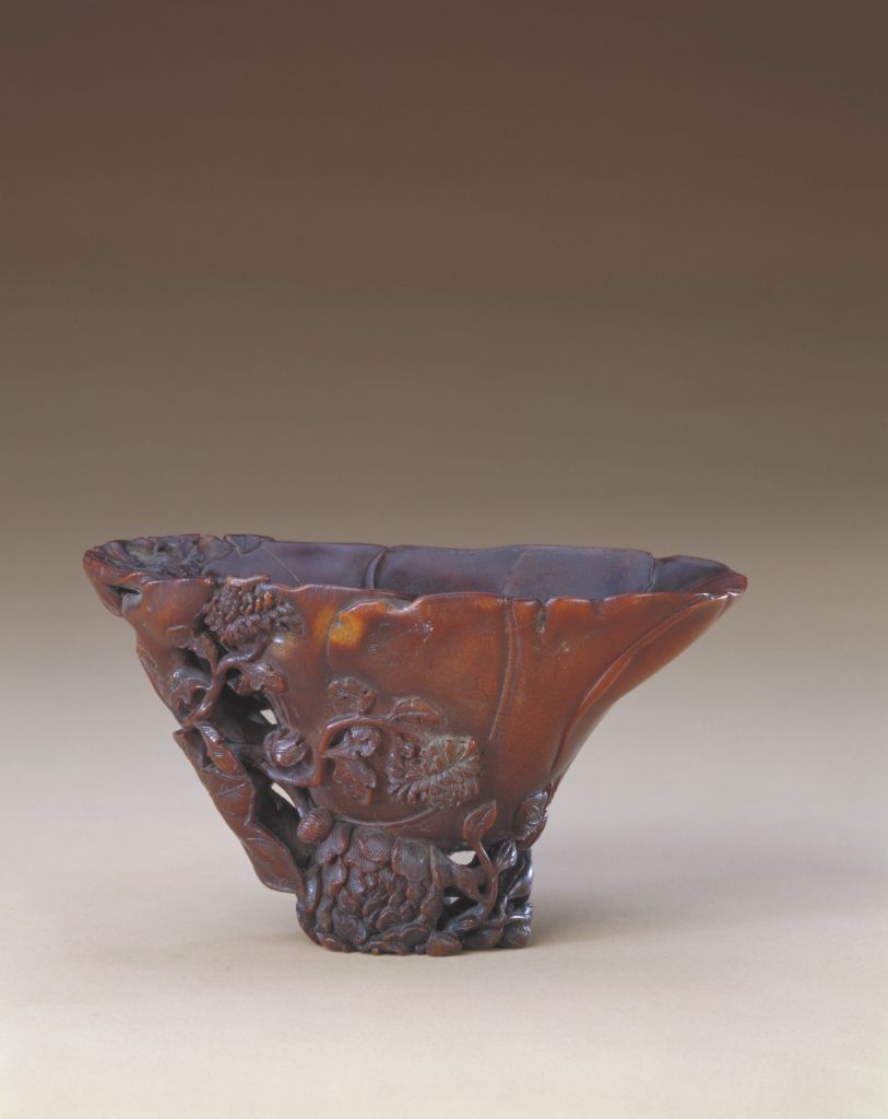 图片[2]-Rhinoceros horn carved bird cup-China Archive